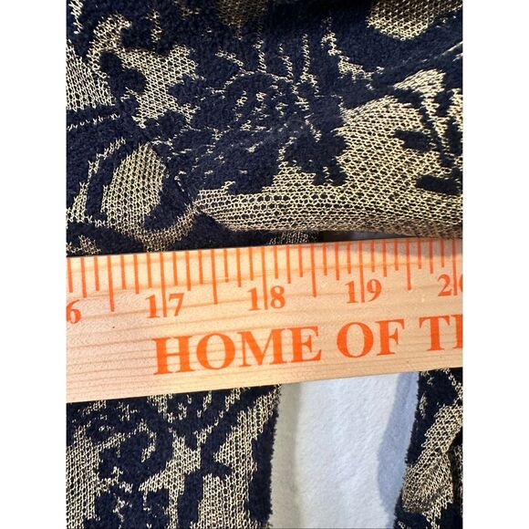 Scotch & Soda Maison Scotch gold and navy pullover sweater, size small - Picture 5 of 9